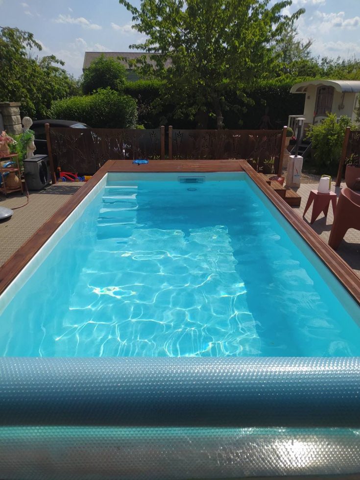 Piscine container réalisée par notre atelier : aquabox 5,00 m